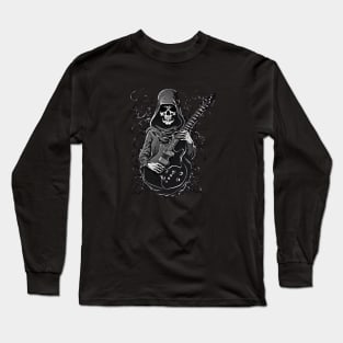 guitar Death Metal Long Sleeve T-Shirt